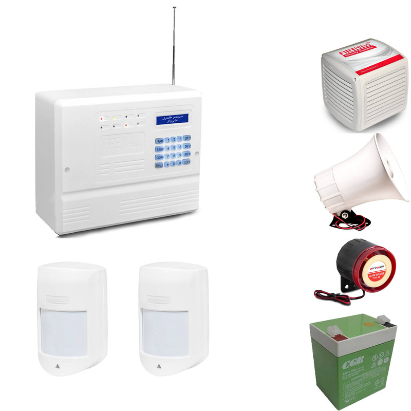 پکیج دزدگیر اماکن فایروال مدل F9 کد 201